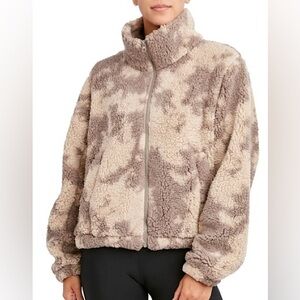 Sage Collective Jet Setter Faux Shearling Teddy Jacket